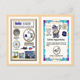 Coriss - Cobalt Trading Card Postkarte