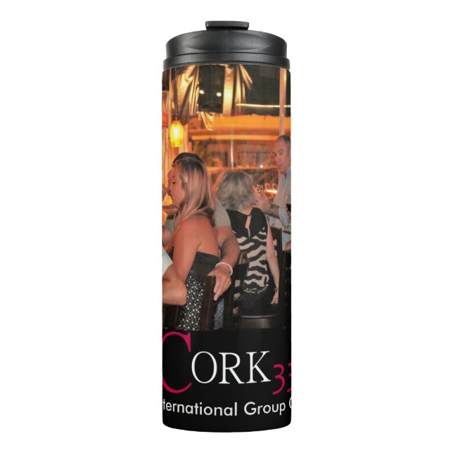 Cork33 - Kaffee-Trommel Thermosbecher (Vorderseite)