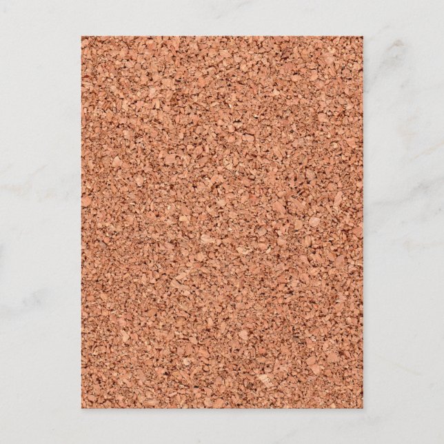 Cork Board Postkarte (Vorderseite)