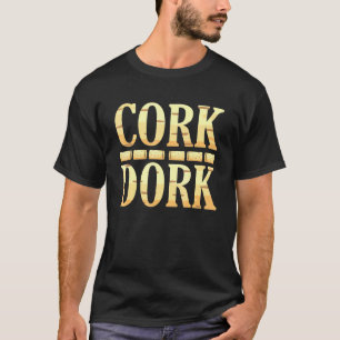 Cork Depp Wine Drinker Grafik T-Shirt