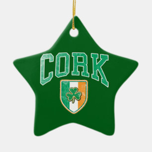 CORK Ireland Keramik Ornament