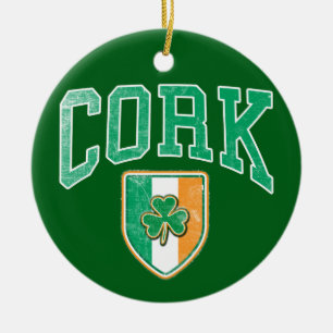 CORK Ireland Keramik Ornament