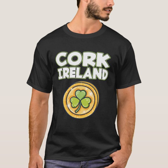 Cork Ireland  Saint Patrick s Day Historical City T-Shirt (Vorderseite)