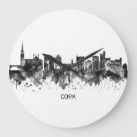 Cork Ireland Skyline BW