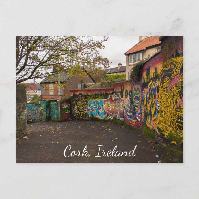 Cork Ireland Street Art Fotografie Postcard Postkarte (Vorderseite)