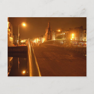 Cork, Irland bei Nacht Postkarte
