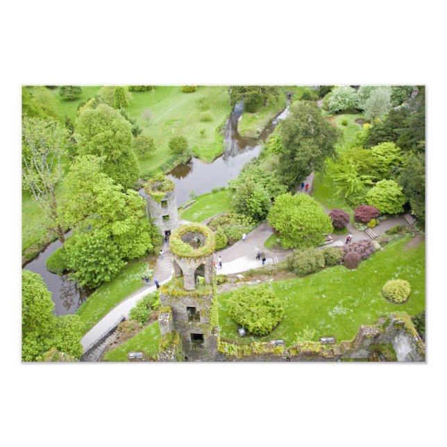Cork, Irland. Das berüchtigte Schloss Blarney Fotodruck (Vorne)