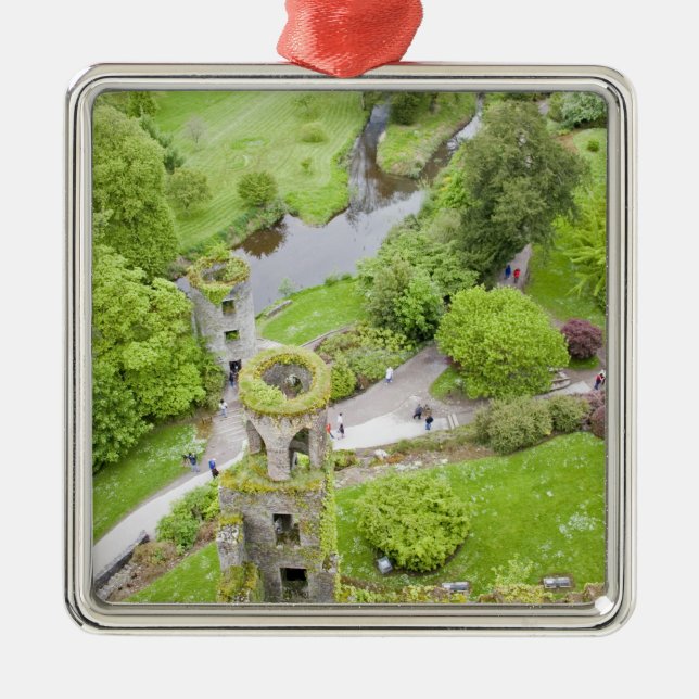 Cork, Irland. Das berüchtigte Schloss Blarney Ornament Aus Metall (Vorne)