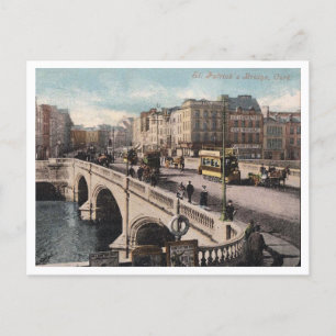 Cork Irland, St. Patrick's Bridge c1904 Vintage Postkarte