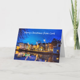Cork, Irland Weihnachtskarte Feiertagskarte