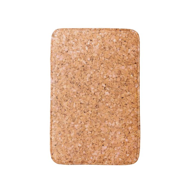 Cork Look Bath Mat Mats Badematte (Vorderseite Vertikal)