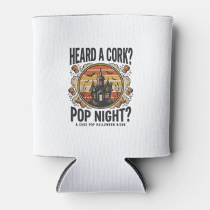 Cork Pop Halloween Spukhaus Vintage-Shirt_1 Dosenkühler