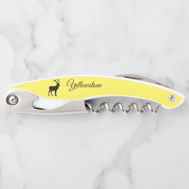 Cork Screw-Yellowstone Kellnermesser (Vorderseite)