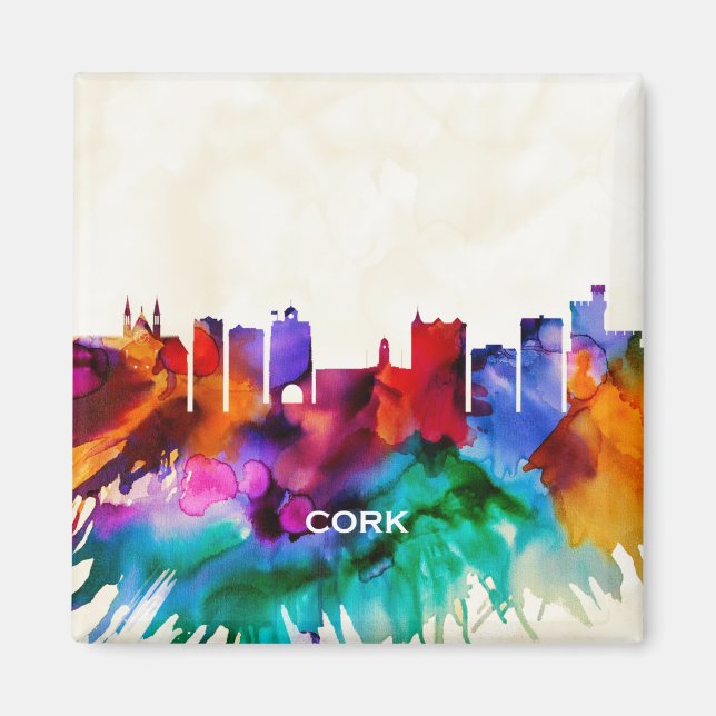 Cork Skyline Magnet (Vorne)