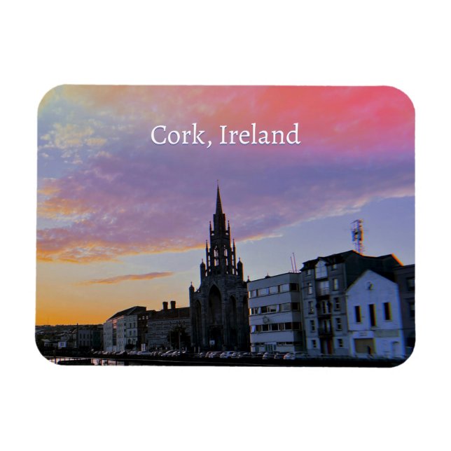 Cork Sunset Magnet (Horizontal)