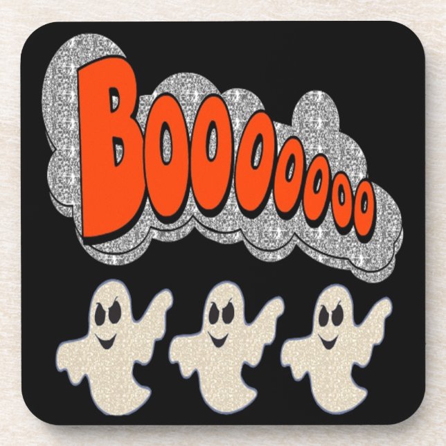 Cork Untersetzer Set Boo Ghosts (Vorderseite)