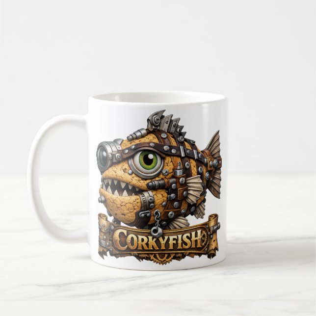 Corky Fisch Kaffeetasse (Links)