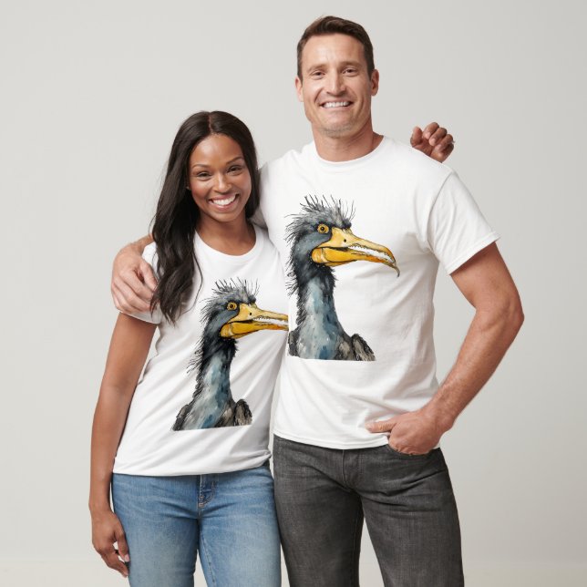 Cormorant Bird T - Shirt (Unisex)