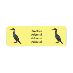 Cormoranvogel-Cartoon-Abbildung