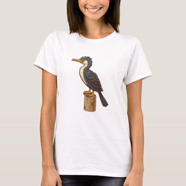 Cormorvogel Womens Basic T - Shirt (Vorderseite)