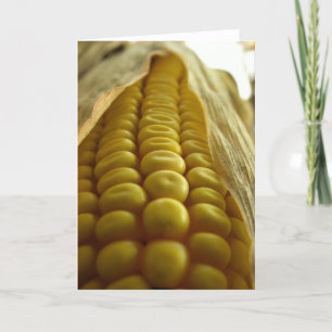 Corn close up Greetingcard Karte