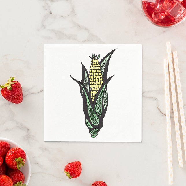 Corn Cob Paper Napkins Serviette (Von Creator hochgeladen)