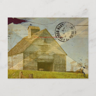 Corn Crib Postkarte