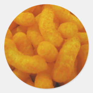 Corn Curls Runder Aufkleber