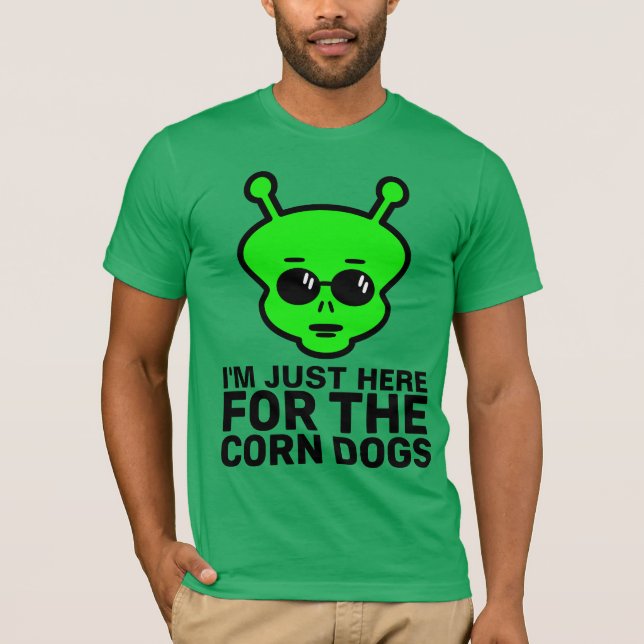 CORN DOG ALIEN T - SHIRT (Vorderseite)