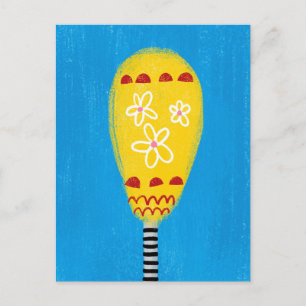 Corn Dog Postcard Postkarte