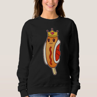 Corn Dog Queen Foodie Sweatshirt