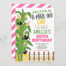 Corn Maze Girl Birthday