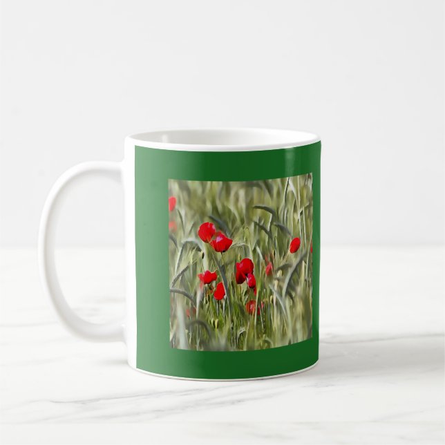 Corn Poppies Kaffeetasse (Links)