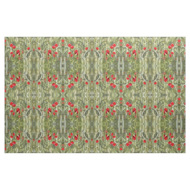Corn Poppies Stoff (Fat Quarter (45,7 x 55,9 cm))