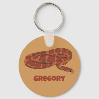 Corn Snake Orange Red Realistisch Personalisiert