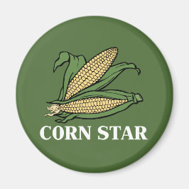 Corn Star Funny Gemüse Puppe GRILLEN Spaß Magnet