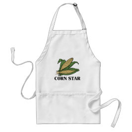 Corn Star Funny Gemüse Puppe GRILLEN Spaß Schürze