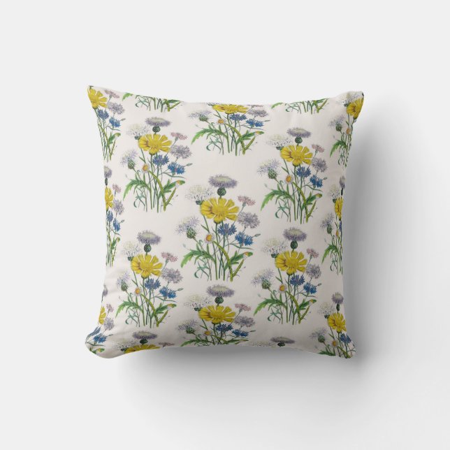 Cornblumen Pillow Kissen (Vorderseite)