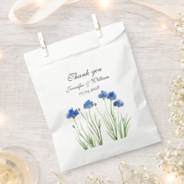 Cornblumen Wildblumen Blume Hochzeit Wasserfarbe Geschenktütchen