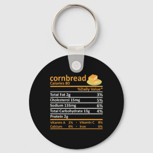 Cornbread Nutrition Food Erntedank Kostüm Chri Schlüsselanhänger