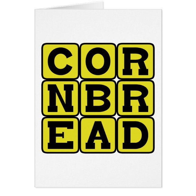Cornbrot, Cornmehl Brot (Vorne)