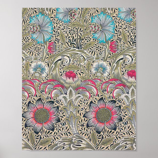 Corncockle, William Morris Poster (Vorne)
