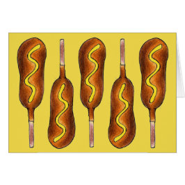 Corndog Hot Dog Senf Junk Food Feinschmecker