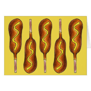 Corndog Hot Dog Senf Junk Food Feinschmecker