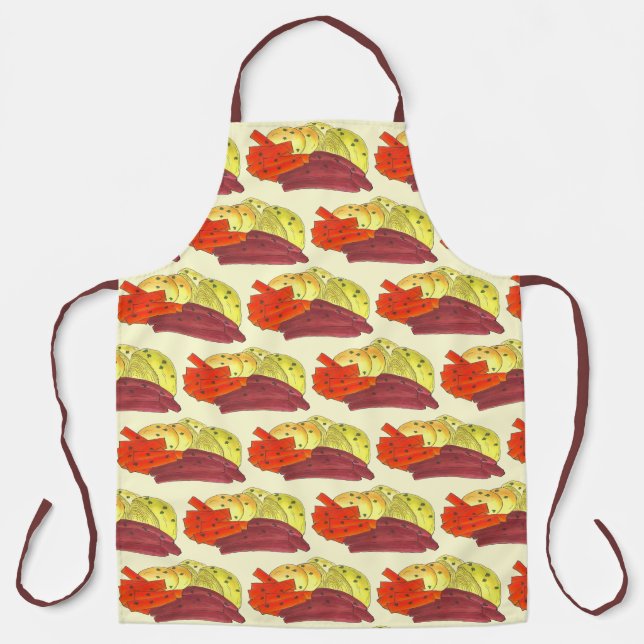 Corned Beef and Cabbage Boiled Carrots Kartoffeln Schürze (Vorderseite)