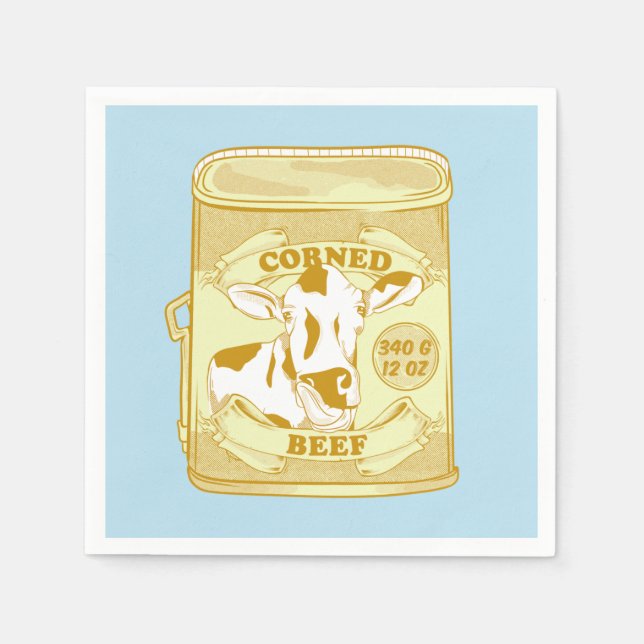 Corned Beef can Serviette (Vorderseite)