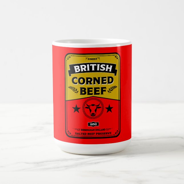 Corned Beef Küche Vintage Verwandlungstasse (Zentrum)