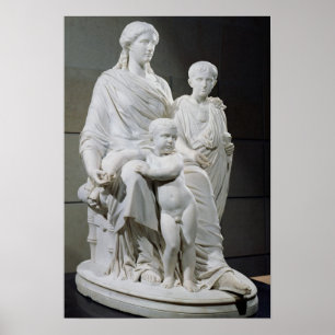 Cornelia, Mutter der beiden Brüder Gracchi Poster