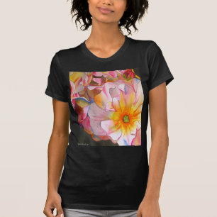 Cornelia pastellrosa Aquarellkunst T-Shirt