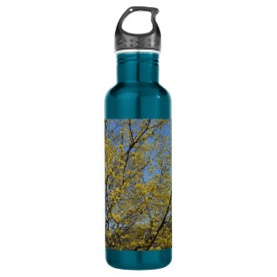 Cornelian Cherry Dogwood und Blue Sky Floral Edelstahlflasche